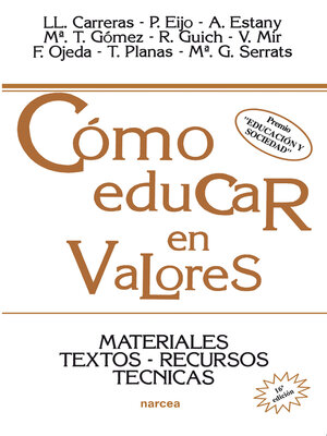 cover image of Cómo educar en valores